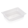 Bac gastro GN 1/2 polypropylène transparent - Profondeur 65 mm