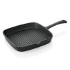 Poêle grill fonte carrée 22 x 22 cm – Avec bec verseur