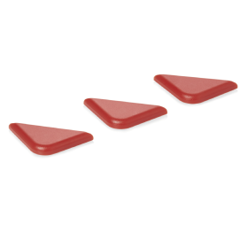Languettes de coupeur HACCP - Rouge (lot de 50)