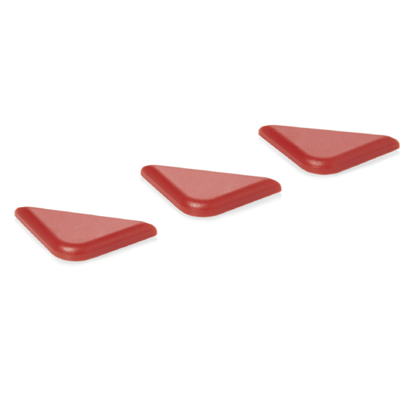 Languettes de coupeur HACCP - Rouge (lot de 50)