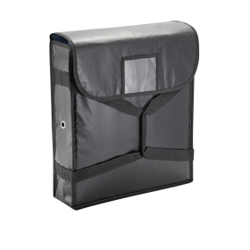 Sac isotherme noir avec doublure aluminium - 2 pizzas Ø 40 cm