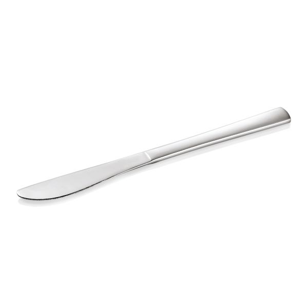 Couteau de table en acier chromé 13/0 - série Hamburg (lot de 12)