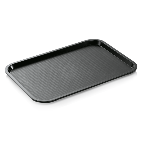 Plateau en polypropylène noir – 35 x 27 x 2 cm