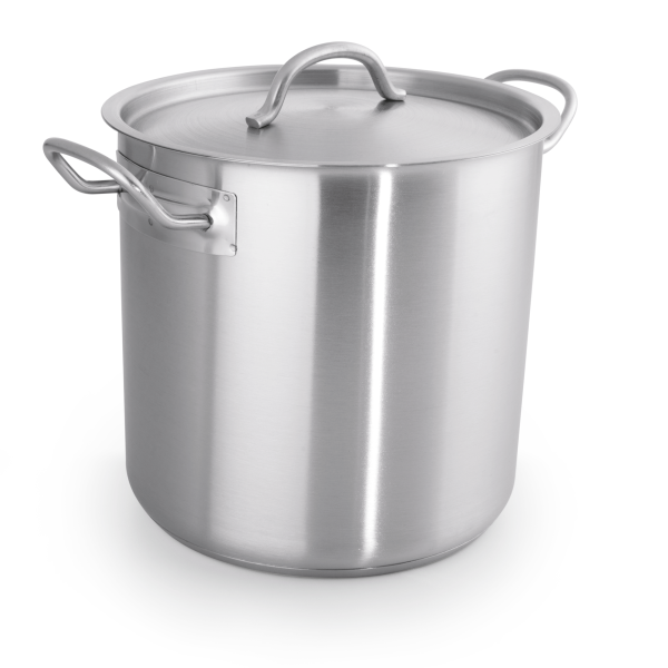 Marmite chrome-nickel avec couvercle Ø 20 cm – Contenance 6 L