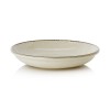 Assiette creuse en porcelaine série Smilla Sand - Ø 21 cm (lot de 6)