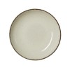 Assiette creuse en porcelaine série Smilla Sand - Ø 21 cm (lot de 6)