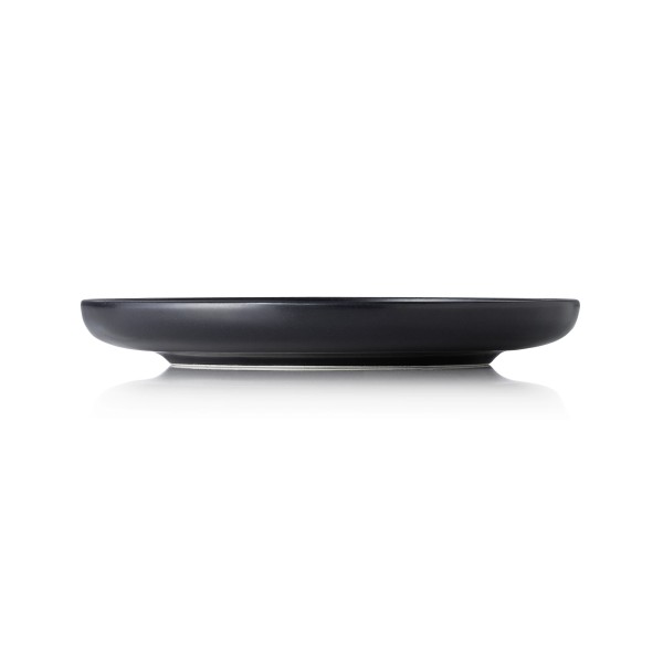 Assiette plate en porcelaine - Ø 19 cm - Série Nova Ash (lot de 6)