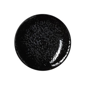 Assiette plate en porcelaine - Ø 19 cm - Série Vida Night (lot de 6)