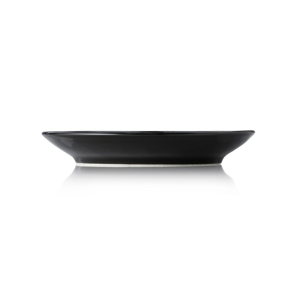 Tasse en porcelaine - 220 ml - Avec soucoupe - Série Vida Night (lot de 6)