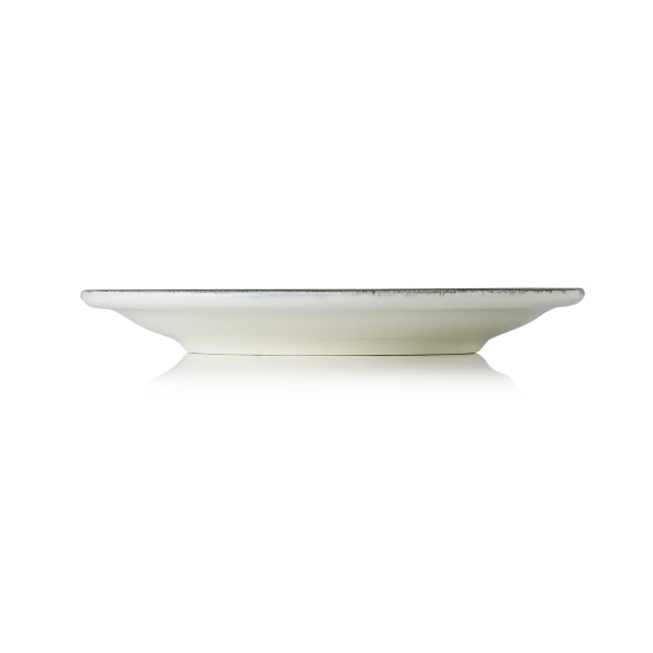 Assiette plate en porcelaine - Ø 19 cm - Série Vida Dark Ocean (lot de 6)