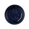 Assiette creuse en porcelaine - Ø 21 cm - Série Vida Dark Ocean (lot de 6)