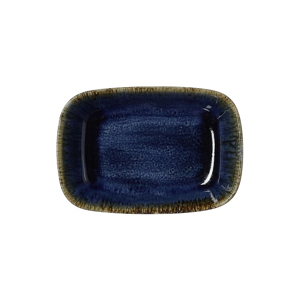 Bol rectangulaire en porcelaine série Vida Dark Ocean - 12 x 8 cm - 600 ml (lot de 6)