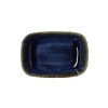 Bol rectangulaire en porcelaine série Vida Dark Ocean - 12 x 8 cm - 600 ml (lot de 6)