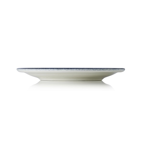 Assiette plate en porcelaine - Ø 19 cm - Série Vida Marina (lot de 6)