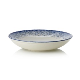 Assiette creuse en porcelaine série Vida Marina - Ø 21 cm (lot de 6)