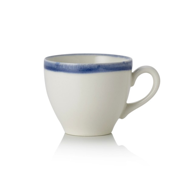 Tasse espresso - 90 ml - Avec soucoupe - Série Vida Marina (lot de 6)