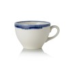 Tasse en porcelaine - 220 ml - Avec soucoupe -  Série Vida Marina (lot de 6)