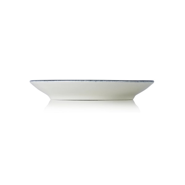 Tasse en porcelaine - 220 ml - Avec soucoupe -  Série Vida Marina (lot de 6)