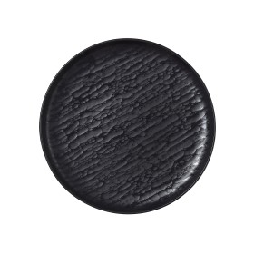 Assiette plate en porcelaine - Ø 19 cm - Série Nova Smoke (lot de 6)