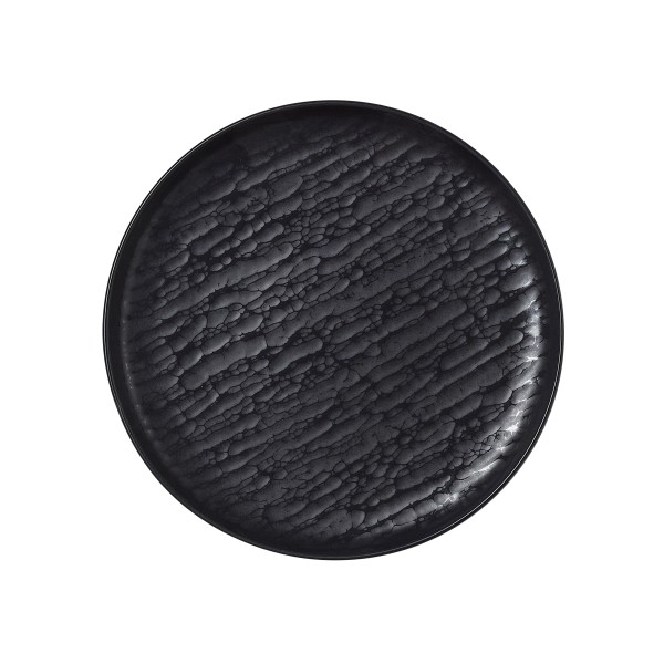 Assiette plate en porcelaine - Ø 19 cm - Série Nova Smoke (lot de 6)