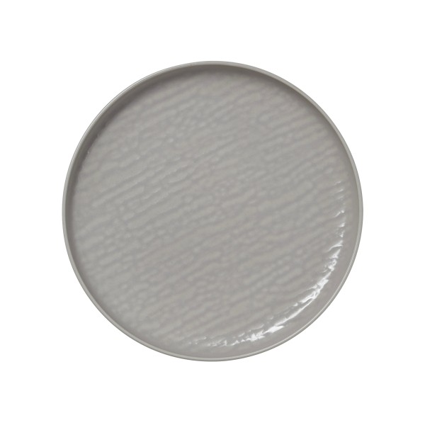 Assiette plate en porcelaine - Ø 19 cm - Série Nova Cloud (lot de 6)