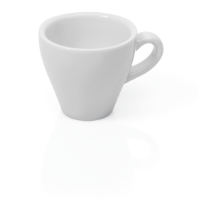 Tasse espresso en porcelaine blanche - Ø 6,5 cm - 90 ml (lot de 6)