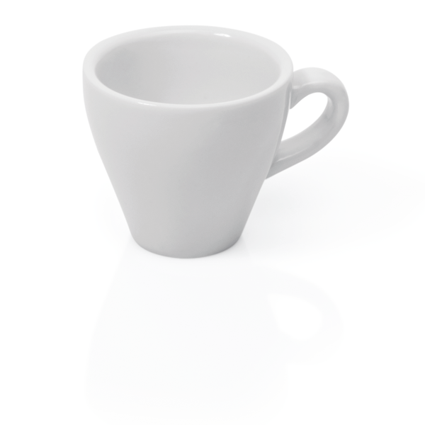 Tasse espresso en porcelaine blanche - Ø 6,5 cm - 90 ml (lot de 6)