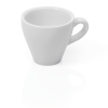 Tasse espresso en porcelaine blanche - Ø 6,5 cm - 90 ml (lot de 6)