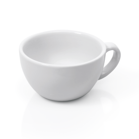 Tasse cappuccino en porcelaine blanche - Ø 9,5 cm - 200 ml (lot de 6)