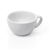 Tasse cappuccino en porcelaine blanche - Ø 9,5 cm - 200 ml (lot de 6)