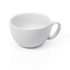 Tasse café latte en porcelaine blanche - Ø 11 cm - 350 ml (lot de 6)