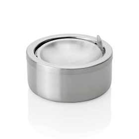 Cendrier à pression inox - Ø 11,5 cm - Hauteur 6 cm