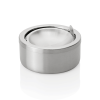 Cendrier à pression inox - Ø 11,5 cm - Hauteur 6 cm