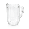 Pichet polycarbonate 0,95 L - Bec stop-glaçons - H. 15 cm