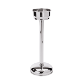Support pour rafraîchisseur de bouteille inox chromé - Hauteur 68 cm