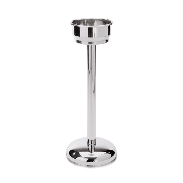 Support pour rafraîchisseur de bouteille inox chromé - Hauteur 68 cm