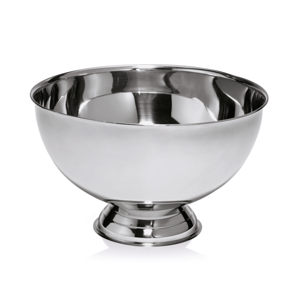 Seau à champagne inox chromé sur pied - Ø 36 cm - 10 L