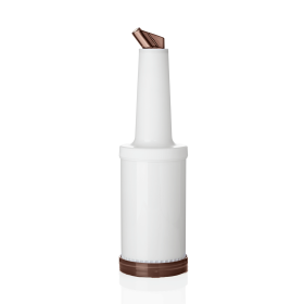 Bouteille doseuse en polypropylène marron - 0,85 L