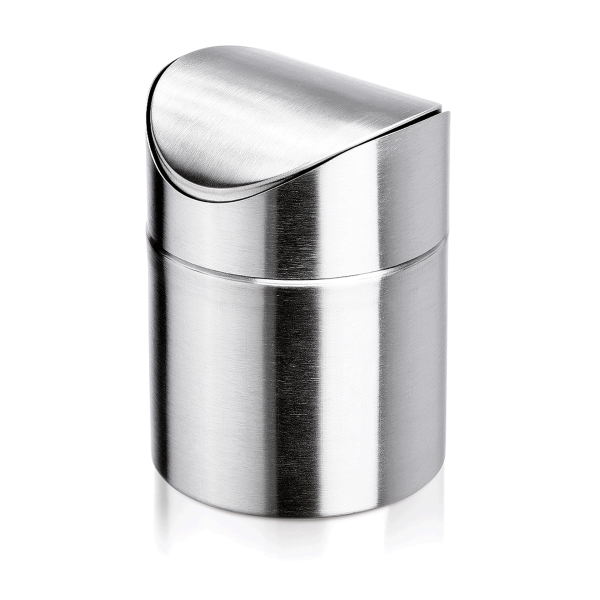 Poubelle de table inox - Ø 12 cm - Hauteur 16 cm