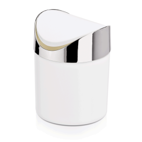 Poubelle de table en plastique - Ø 12 cm - Hauteur 16 cm