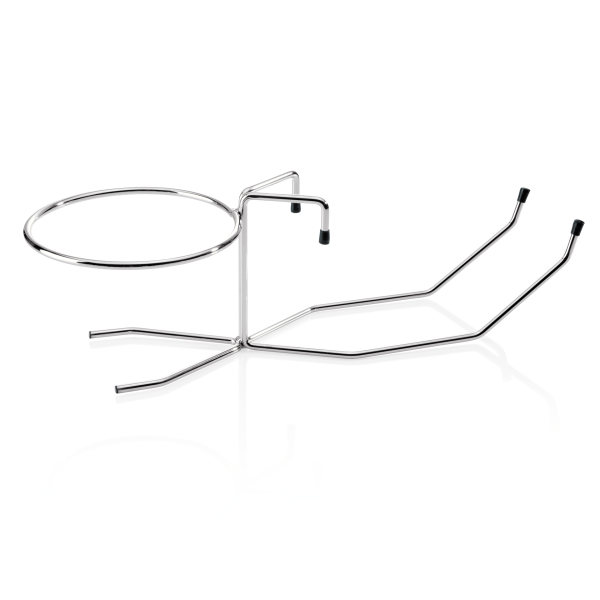 Support de table pour seau à bouteille chromé - Longueur 54 cm