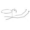 Support de table pour seau à bouteille chromé - Longueur 54 cm