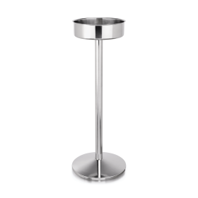 Support pour rafraîchisseur de bouteille inox - Ø 19,5 cm - Hauteur 64 cm