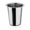Cylindre à couverts inox chromé - Ø 11,5 cm