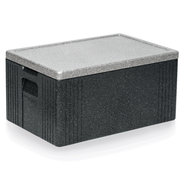 Conteneur isotherme GN 1/1 en polypropylène expansé - 60 x 40 x 34 cm