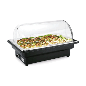Chafing dish électrique GN 1/1 avec cloche - 56 x 36 x 32 cm