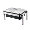 Chafing dish électrique inox sur pieds avec affichage digital - GN 1/1