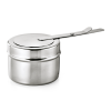 Récipient en acier chrome-nickel pour chafing dish - Avec couvercle (lot de 6)