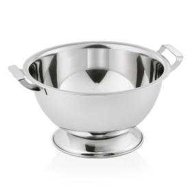 Soupière sur pied inox chromé - Ø 22 cm - 1,8 L