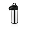 Pichet isotherme à pompe en acier chrome-nickel - 5 L - Hauteur 43 cm
